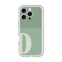 スリムプロテクションプレミアムケース with MagSafe［ オリジナル - initial two tone - D green ］