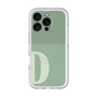 スリムプロテクションプレミアムケース with MagSafe［ オリジナル - initial two tone - D green ］