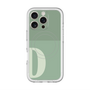 スリムプロテクションプレミアムケース with MagSafe［ オリジナル - initial two tone - D green ］
