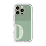 スリムプロテクションプレミアムケース with MagSafe［ オリジナル - initial two tone - D green ］