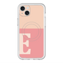 スリムプロテクションプレミアムケース with MagSafe［ オリジナル - initial two tone - E pink ］