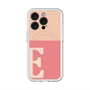 スリムプロテクションプレミアムケース with MagSafe［ オリジナル - initial two tone - E pink ］