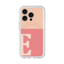 スリムプロテクションプレミアムケース with MagSafe［ オリジナル - initial two tone - E pink ］