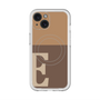 スリムプロテクションプレミアムケース with MagSafe［ オリジナル - initial two tone - E brown ］