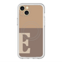 スリムプロテクションプレミアムケース with MagSafe［ オリジナル - initial two tone - E brown ］