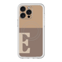 スリムプロテクションプレミアムケース with MagSafe［ オリジナル - initial two tone - E brown ］