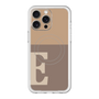 スリムプロテクションプレミアムケース with MagSafe［ オリジナル - initial two tone - E brown ］