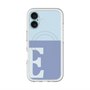 スリムプロテクションプレミアムケース with MagSafe［ オリジナル - initial two tone - E blue ］