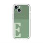 スリムプロテクションプレミアムケース with MagSafe［ オリジナル - initial two tone - E green ］