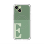 スリムプロテクションプレミアムケース with MagSafe［ オリジナル - initial two tone - E green ］