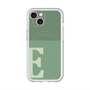 スリムプロテクションプレミアムケース with MagSafe［ オリジナル - initial two tone - E green ］