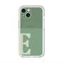 スリムプロテクションプレミアムケース with MagSafe［ オリジナル - initial two tone - E green ］