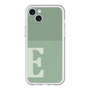 スリムプロテクションプレミアムケース with MagSafe［ オリジナル - initial two tone - E green ］