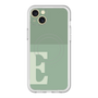 スリムプロテクションプレミアムケース with MagSafe［ オリジナル - initial two tone - E green ］