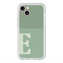 スリムプロテクションプレミアムケース with MagSafe［ オリジナル - initial two tone - E green ］