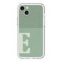 スリムプロテクションプレミアムケース with MagSafe［ オリジナル - initial two tone - E green ］