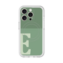 スリムプロテクションプレミアムケース with MagSafe［ オリジナル - initial two tone - E green ］