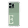 スリムプロテクションプレミアムケース with MagSafe［ オリジナル - initial two tone - E green ］