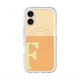 スリムプロテクションプレミアムケース with MagSafe［ オリジナル - initial two tone - F orange ］