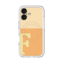 スリムプロテクションプレミアムケース with MagSafe［ オリジナル - initial two tone - F orange ］