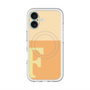 スリムプロテクションプレミアムケース with MagSafe［ オリジナル - initial two tone - F orange ］