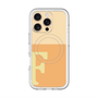 スリムプロテクションプレミアムケース with MagSafe［ オリジナル - initial two tone - F orange ］
