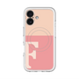 スリムプロテクションプレミアムケース with MagSafe［ オリジナル - initial two tone - F pink ］