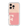 スリムプロテクションプレミアムケース with MagSafe［ オリジナル - initial two tone - F pink ］