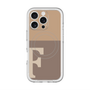 スリムプロテクションプレミアムケース with MagSafe［ オリジナル - initial two tone - F brown ］