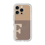 スリムプロテクションプレミアムケース with MagSafe［ オリジナル - initial two tone - F brown ］