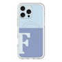 スリムプロテクションプレミアムケース with MagSafe［ オリジナル - initial two tone - F blue ］