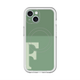 スリムプロテクションプレミアムケース with MagSafe［ オリジナル - initial two tone - F green ］