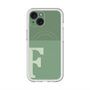 スリムプロテクションプレミアムケース with MagSafe［ オリジナル - initial two tone - F green ］