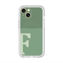 スリムプロテクションプレミアムケース with MagSafe［ オリジナル - initial two tone - F green ］