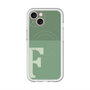 スリムプロテクションプレミアムケース with MagSafe［ オリジナル - initial two tone - F green ］