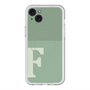 スリムプロテクションプレミアムケース with MagSafe［ オリジナル - initial two tone - F green ］