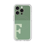 スリムプロテクションプレミアムケース with MagSafe［ オリジナル - initial two tone - F green ］