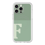 スリムプロテクションプレミアムケース with MagSafe［ オリジナル - initial two tone - F green ］