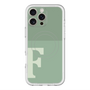 スリムプロテクションプレミアムケース with MagSafe［ オリジナル - initial two tone - F green ］