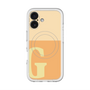 スリムプロテクションプレミアムケース with MagSafe［ オリジナル - initial two tone - G orange ］
