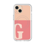 スリムプロテクションプレミアムケース with MagSafe［ オリジナル - initial two tone - G pink ］