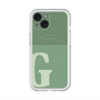 スリムプロテクションプレミアムケース with MagSafe［ オリジナル - initial two tone - G green ］