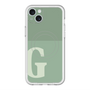 スリムプロテクションプレミアムケース with MagSafe［ オリジナル - initial two tone - G green ］