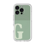 スリムプロテクションプレミアムケース with MagSafe［ オリジナル - initial two tone - G green ］