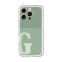 スリムプロテクションプレミアムケース with MagSafe［ オリジナル - initial two tone - G green ］