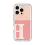 スリムプロテクションプレミアムケース with MagSafe［ オリジナル - initial two tone - H pink ］