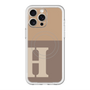 スリムプロテクションプレミアムケース with MagSafe［ オリジナル - initial two tone - H brown ］