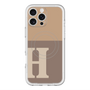 スリムプロテクションプレミアムケース with MagSafe［ オリジナル - initial two tone - H brown ］