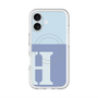 スリムプロテクションプレミアムケース with MagSafe［ オリジナル - initial two tone - H blue ］