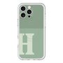 スリムプロテクションプレミアムケース with MagSafe［ オリジナル - initial two tone - H green ］